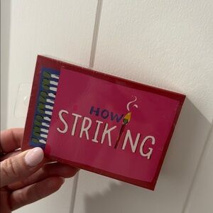 NWT ‘How Striking' Matches from kate spade new york x Target NWT